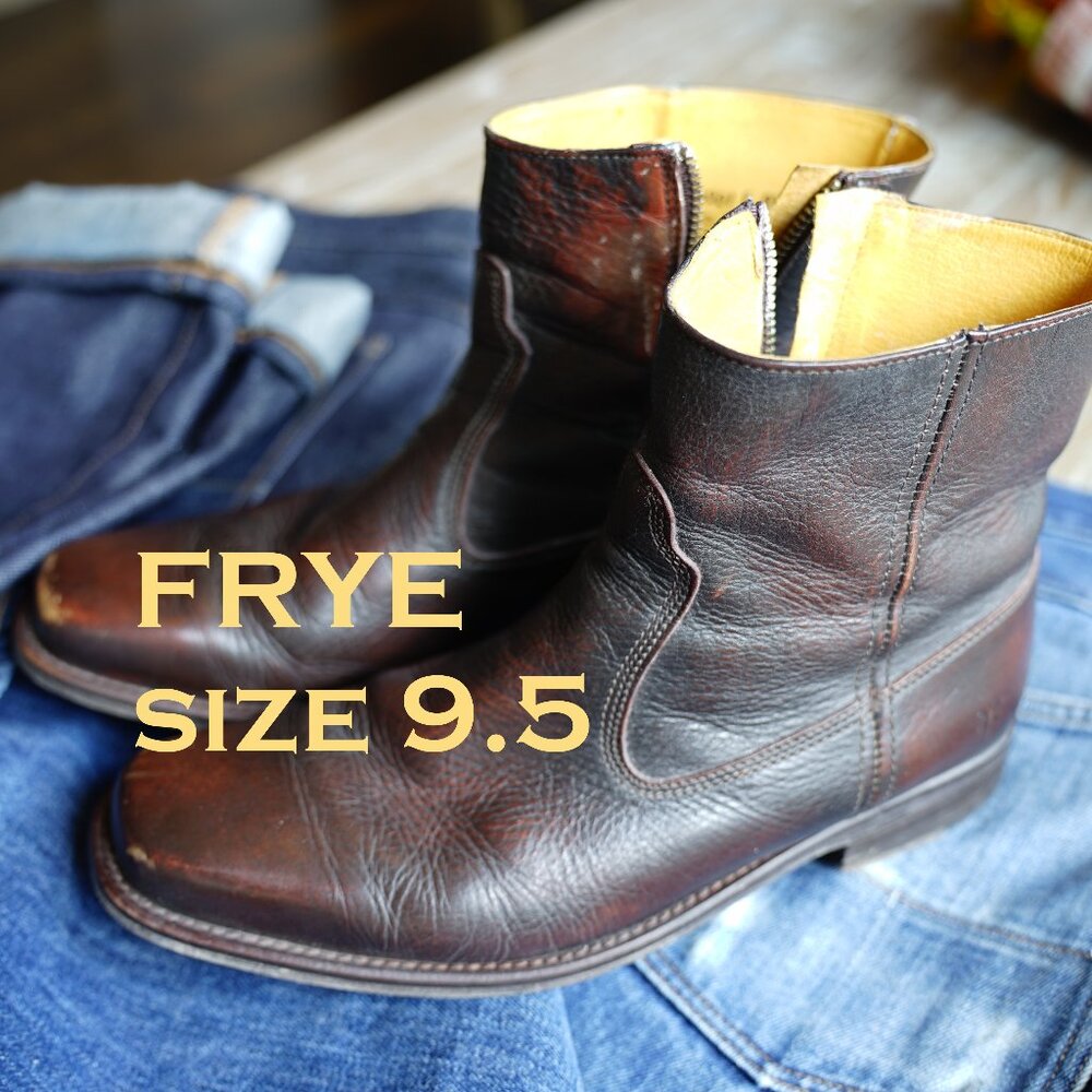 FRYE Emmett Inside Zip Men's Boots